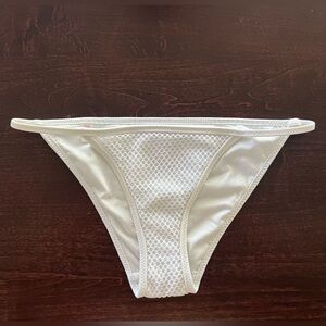 NEW!! Victoria's Secret White Mesh Bikini Bottom